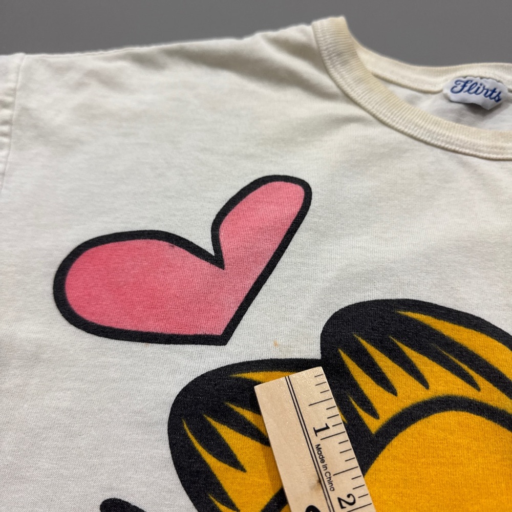 Vintage Flirts Garfield Love Hearts AOP One Size Sleep Shirt - Picture 9 of 10